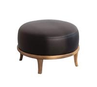 Foot Stools Ottoman Small Foot Stool Round Shoe-changing Stool, Nordic Door Stool, Living Room Sofa Stool, Suitable for Coffee Table, Bedroom, Farmhous,One Color-49 * 32cm