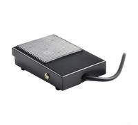 Foot Switch, 2-Pack with 16 cm Cable and Iron Shell, Momentary Pedal Switch for Industrial Equipment, Automatic Reset, Woodworking Machines