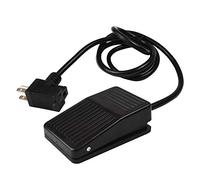 Foot Switch, Foot Operated Pedal Controller Power Switch Woodworking Machine Control, 5-ft Cable with Piggyback Plug, Deadman Style