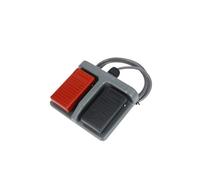 Foot Switch MDFS-65 Double Foot Pedal Switch Self-Reset With Wire 3A/220VAC(Wire Length 2M)