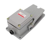 Foot Switch,Momentary Electric Pedal Nonslip Aluminum Shell,Foot Pedal Control Switch,Silver Contacts LT3 Footswitch,for Machine Industrial Control