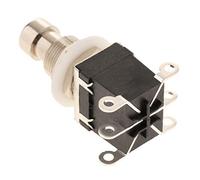 Foot Switch Push Pin Guitar Effects Pedal Electric Button Black 6 Pins 3PDT