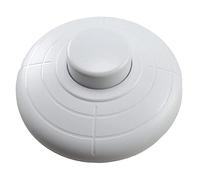 Foot Switch with Screw Contacts 1 Pin 2A 250V White Lamp Switch