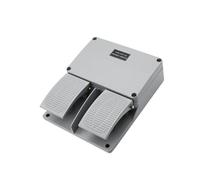 Foot Switch YDT1-16 Pedal Type Silver Contact aluminum shell gray machine tool accessories Double Feet Tread 10A 250V