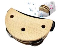 Foot Tambourine Foot Drum Set Percussion Shaker Metal Jingle Bell Elastic