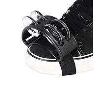 Foot Tambourine Percussion, 1 Pc Musical Instrument Foot Percussion Drum Accessory for Guitar with Metal Steel Jingle Bell