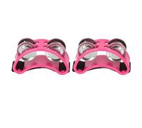 Foot Tambourine Percussion Instrument for Concert Party Nylon Cord Adjustable Size ABS Plastic Multifunctional Music Gear (Pink),Billiards Equipment