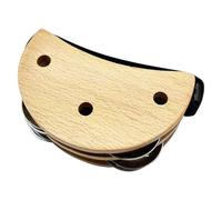 Foot Tambourine - Small Percussion Instrument, Elastic Strap Shaker, Metal Jingle Bell Accessories, Compact Rhythm Tool, Musical Gear | Best Foot Ambourine for Guitar Drum Musicians Live Performances
