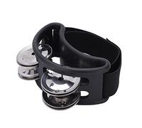 Foot Tambourine, Durable Wide Use Feet Bell Accessory Percussion Instrument Elastic Band for Karaoke for Party