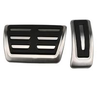 foot treadle set For A1 A4 A6 Q5 8X GB B6 B8 C6 C7 C8 8R 80A Accelerator Brake No Drilling Pedal Cover Pads Gas Fuel Footrest Pedals Rubber Covers