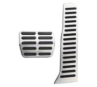 foot treadle set For VW For Jetta Mk5 For Golf 5 6 For Scirocco CC For Rabbit EOS For Tiguan Car Pedals Pedal Rubber Pads Covers(AT Without Rest)