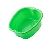 Foot Tub Large Plastic Portable Foot Bath SPA Basin for Toe Nails and Ankles Green, 37.3 x 33 x 15 cm