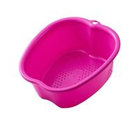 Foot Tub Large Plastic Portable Foot Bath SPA Basin for Toe Nails and Ankles Purple 37.3 x 33 x 15 cm