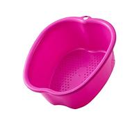 Foot Tub Large Plastic Portable Foot Bath SPA Basin for Toe Nails and Ankles Purple, 37.3 x 33 x 15 cm