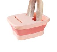 Foot Tub Soak Feet - Ergonomic Foldable Portable Bottom, Massage Bucket Home Spa, Athlete Post Workout Recovery Travel | Home Spa Athlete Post-Workout Recovery Travel Camping