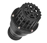 Foot Valve Black PVC Low Pressure Flat Check Valve for Fluid Machine Ensuring One Way Liquid in Suction Line for Water Source Tank High Quality PVC Material Available in (3in)