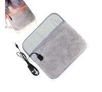 Foot Warmer, Adjustable Heating Pad, Soft Washable Electric Warmer with 5-Level Temperature Control and Plush Interior Lining, Heat Solution for Bed Desk Nighttime Comfort Suitable