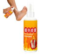 Foot Warmer for Men - 100ml Self-Heating Leg Warming Products | Calf Warming Spray for Office Study Work Camping Fishing Travel Exercise Morning Dorm Reading