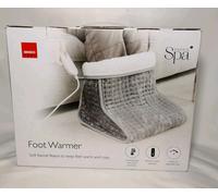 Foot Warmer Sensio Home Electric Grey 4 Heat Settings Cosy Fleece NEW