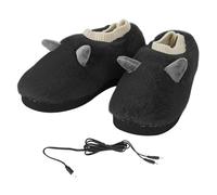 Foot Warmer USB Electric Heated Slippers Soft Plush Foot Heater Thermal Heating Pad Boots Pain Relief Winter Shoes Gifts for Men Women