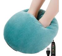 Foot Warmer USB Heated Feet Warmer Clearance 3 Heating Level and 3 Timer Setting Large Soft Plush Heating Pad Foot Heater Warm Gift to Family in Winter Electric