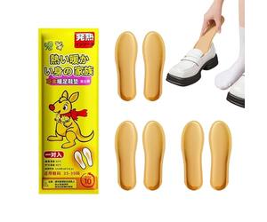 Foot Warming Inserts | 5 Pairs of Breathable Thermal Inserts | Warming Inserts for Shoes | For Men and Seniors in Winter When Hiking, Working, Skiing, Outdoors, Camping and in the Office