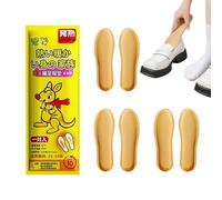 Foot Warming Insoles, 5 Pairs of Breathable Thermal Insoles, Warming Foot Bed Inserts, for Men and Seniors in Winter When Hiking, Working, Skiing, Outdoors, Camping and in the Office