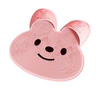 Foot Wash Brush, Shower Foot Massager Scrubber Mat, Non Slip Foot Scrubber Mat, Silicone Made Dirt Removing Back Scrubber, Bionic Suction Cups Foot Wash Mat, Soft Foot and Back Massage Mat Shower