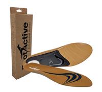 FootActive Balance Insoles | Slim-Line Arch Support for Narrow Shoes | NHS-approved, podiatrist-designed. Low-profile fit for ballet pumps, boots & narrow shoes; trim-to-fit, sizes XS-XL.