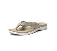 FootActive Zullaz 'ACTIVE' Orthotic Arch Support Flip Flops KHAKI - UK 6.5 / EU 40