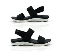 FootActive Zullaz 'ELLA' Orthotic Arch Support Sandals - UK 3 / EU 36 Black