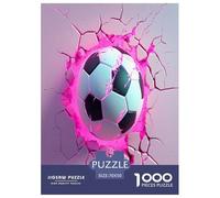 Football 1000 Piece Jigsaw Puzzle For Adults Challenging Game Stress Relief Puzzle Exercise The Memory of The Brain for The Whole for Women, Gifts for Men 70x50cm/1000pcs