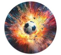 Football 1000 Piece Jigsaw Puzzle For Adults Educational Games Stress Relief Puzzle Exercise The Memory of The Brain for Men, Women, Elders, Seniors 1000pcs (67.5x67.5cm)