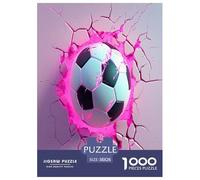 Football 1000 Piece Jigsaw Puzzle For Adults Educational Games Stress Relief Puzzle Exercise The Memory of The Brain for Men, Women, Elders, Seniors 38x26cm/1000pcs