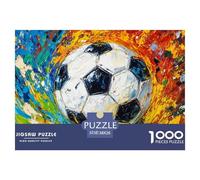 Football 1000 Piece Jigsaw Puzzle For Adults Family Challenge Toys Stress Relief Puzzle Exercise The Memory of The Brain for Men, Women, Elders, Seniors 38x26cm/1000pcs