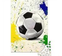 Football 1000 Piece Jigsaw Puzzle for Adults-Puzzles Teenagers Wooden Puzzles- Relax Puzzles Games-Brain Teaser Puzzle 1000pcs (75x50cm)
