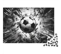 Football 1000 Piece World Cup Jigsaw Puzzle for Teens & Up - Brain Game: Relaxing, Educational & Quality Home Décor (1000pcs (75x50cm))