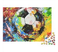 Football 1000 Piece World Cup Jigsaw Puzzle for Teens & Up - Brain Game: Relaxing, Educational & Quality Home Décor (1000pcs (75x50cm))