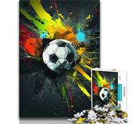 Football 1000 Pieces Jigsaw Puzzle for Adults& Teens,Stress Reliever Difficult Challenge Deal As Gifts for The Whole Family (38x26cm)