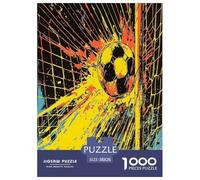 Football 1000 Pieces Jigsaw Puzzles For Adults Challenging Game Stress Relieving Entertainment Exercise The Memory of The Brain for The Whole for Women, Gifts for Men 38x26cm/1000pcs