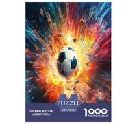 Football 1000 Pieces Jigsaw Puzzles For Adults Educational Games Stress Relieving Entertainment Exercise The Memory of The Brain for The Whole for Women, Gifts for Men 70x50cm/1000pcs