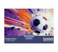 Football 1000 Pieces Jigsaw Puzzles For Adults Family Challenge Toys Stress Relieving Entertainment Exercise The Memory of The Brain for Adults And Kids, Age 12 Years Up 38x26cm/1000pcs
