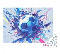 Football 300 Piece World Cup Jigsaw Puzzle for Teens & Up - Brain Game: Relaxing, Educational & Quality Home Décor (300pcs (40x28cm))