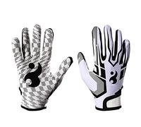 Football Accessories,Football Gloves, Receiver Gloves, Youth Football Gloves, Football Gloves Men, Non Slip American Football Rugb Gloves Breathable Full Finger Sports Gloves for Baseball(M ), fo