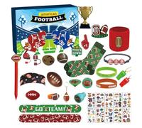 Football Advent Calendar 2025 Kids Boys Girls Teens 24 Day Christmas Countdown Advent Calendar 2025 24 Boxes Football Gifts Xmas Soccer Advent Calendar 2025 for Boys (Blue, One Size)