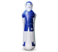 Football and basketball Dummies,Soccer training dummy,Boxing bag for kids, punch bag for kids,Portable soccer Dummy Goalkeepr Air Mannequin, for a great training tool (Blue 160 cm)