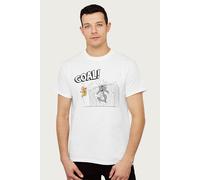 Football Back Of The Net England Euro T-Shirt Tom & Jerry White XXL