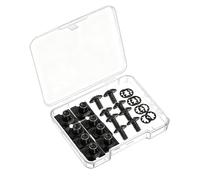 Football Backplate Fixing Kit - Gasket Hardware Set, Gear for Reinforced Grooved Mounting Parts, Durable Protective Equipment | Repair d