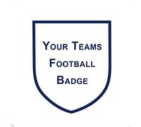Football Badge Icing Cake Topper, Any team (2.5" High X 3 Badges)