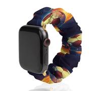 Football Ball Flying Flames Watch Band Compatible with IWatch Bands Series 6 5 4 3 2 1 Elastic Replacement Wristband